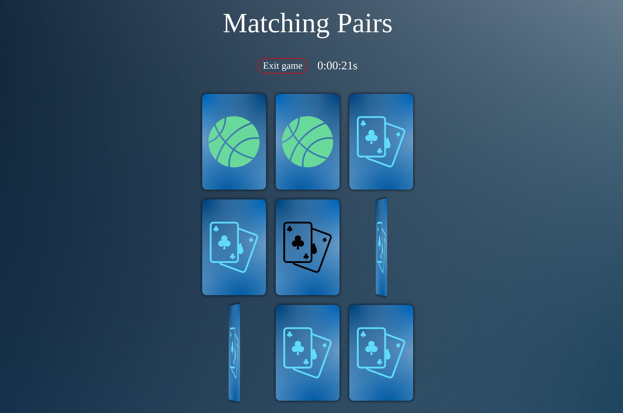 Matching pairs game thumb